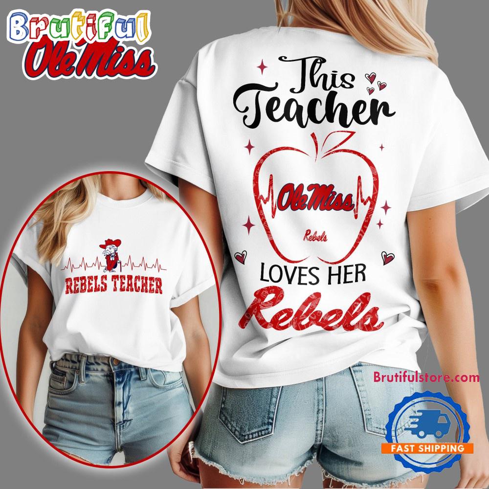 Ole Miss Rebels Teacher Appreciation Month Vintage T Shirt