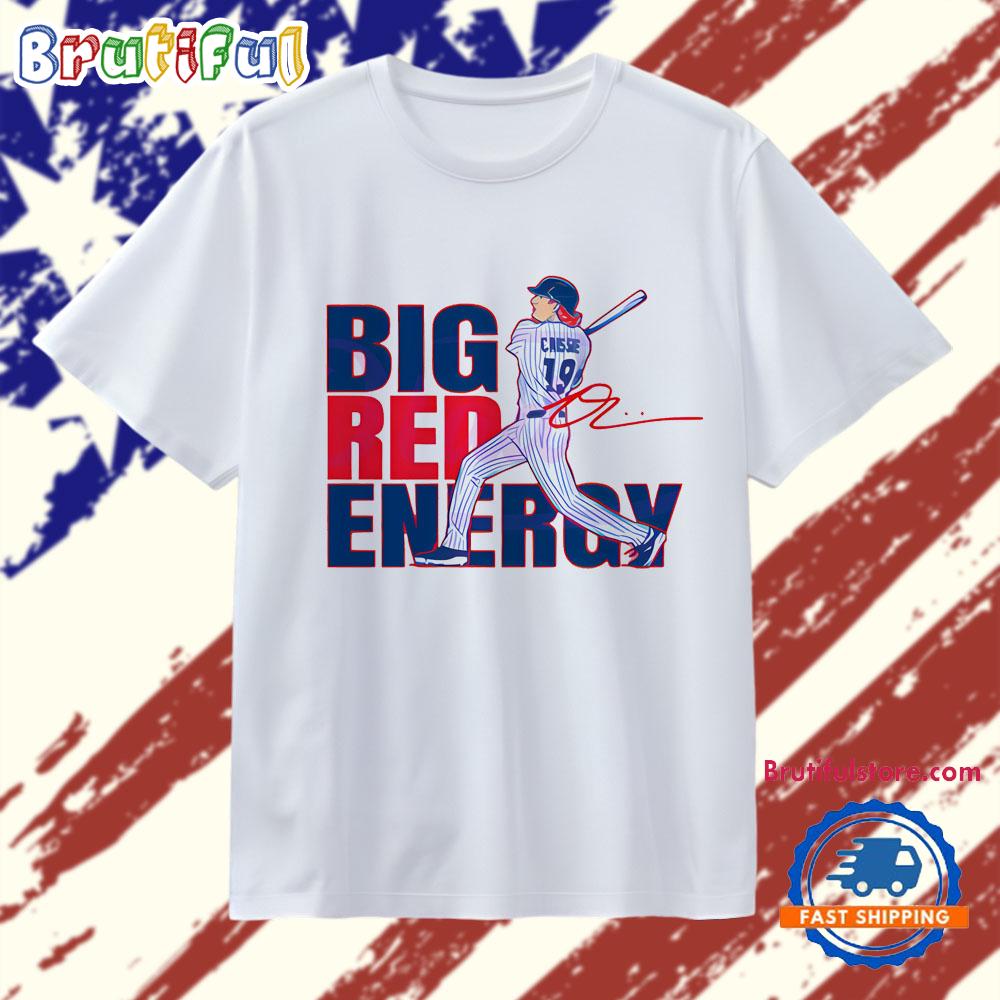 Owen Caissie Big Red Energy Chicago Baseball Graphic T Shirt