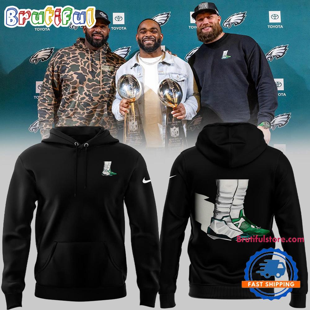 Philadelphia Eagles 2025 Two-Shoes Hoodie Shirt