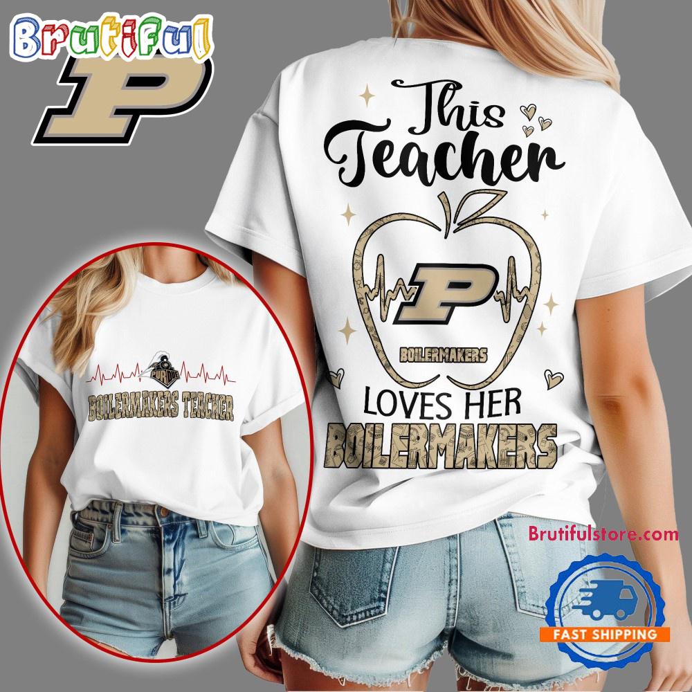 Purdue Boilermakers Teacher Appreciation Month Vintage T Shirt