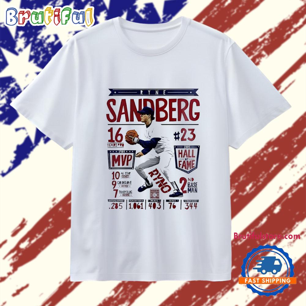 RIP Ryne Sandberg Cubs Legend 1959–2025 Baseball T Shirt