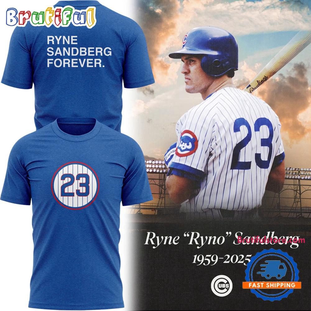 Ryne Sandberg Cubs Tribute 3D Shirt