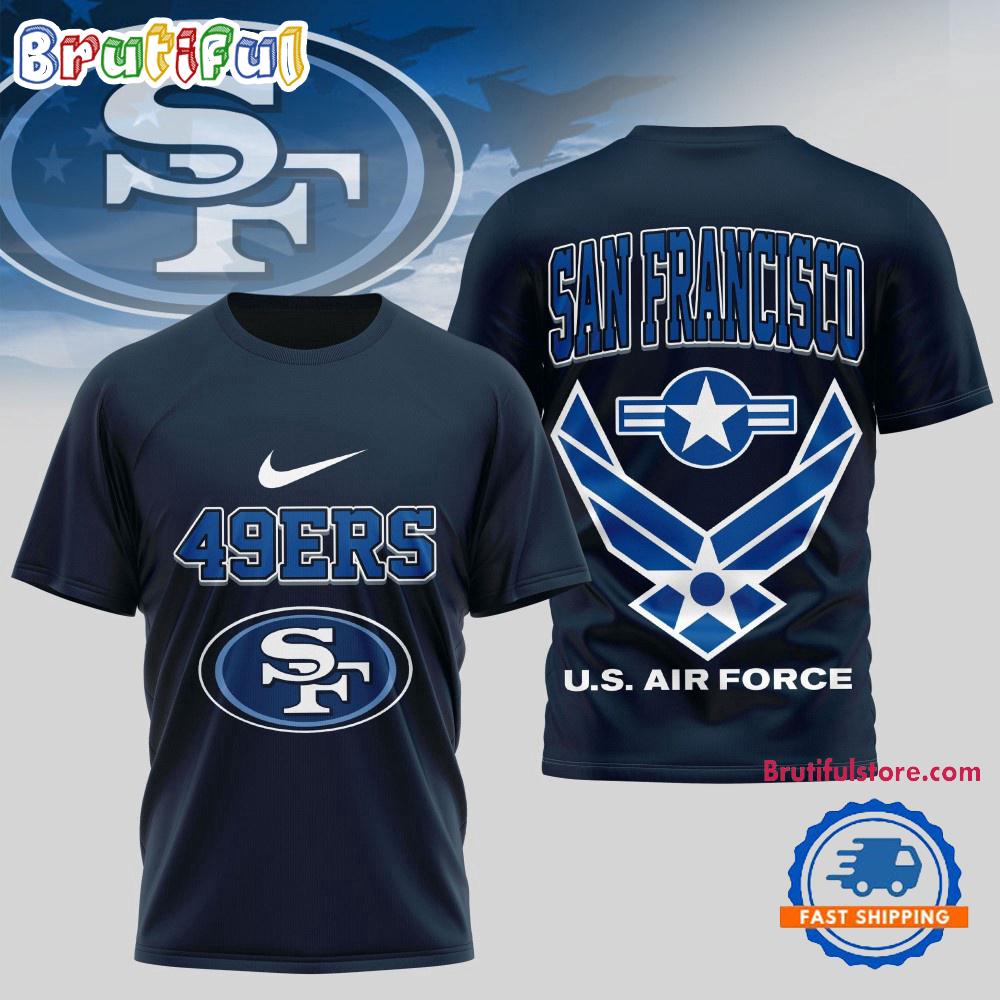 San Francisco 49ers US Air Force Military Unisex 3D Shirt