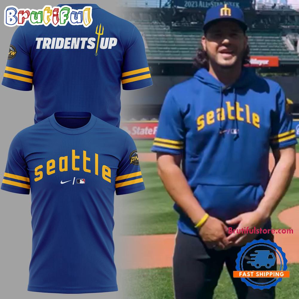 Seattle Mariners 2025 TRIDENTS UP T Shirt