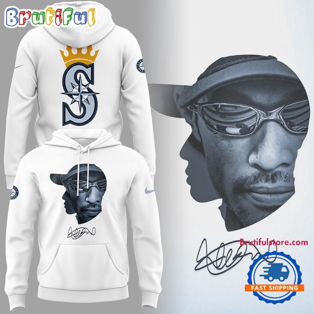 Seattle Mariners x ICHIRO 2025 Signature White Hoodie