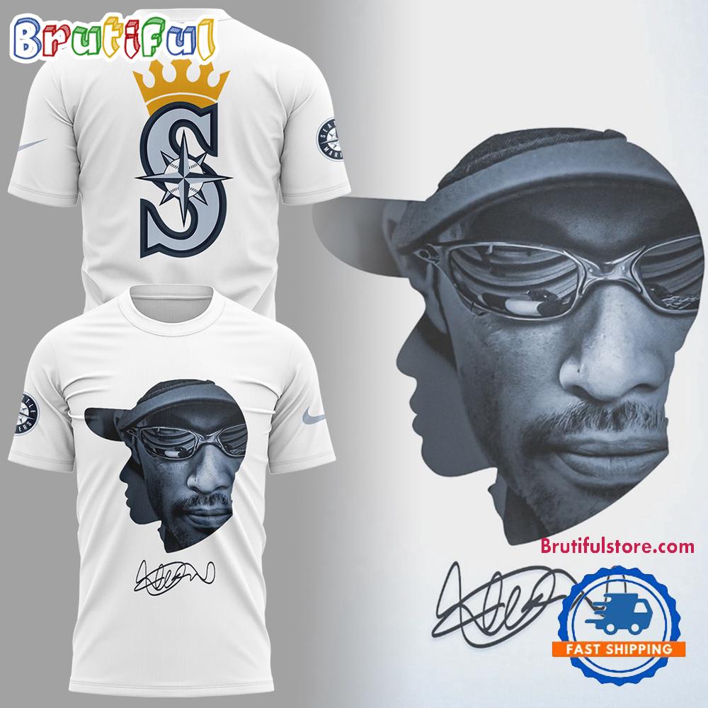 Seattle Mariners x ICHIRO 2025 Signature White T Shirt
