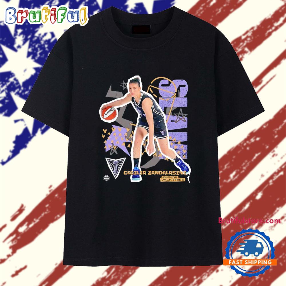 SLAM Golden State Valkyries Cecilia Zandalasini T Shirt