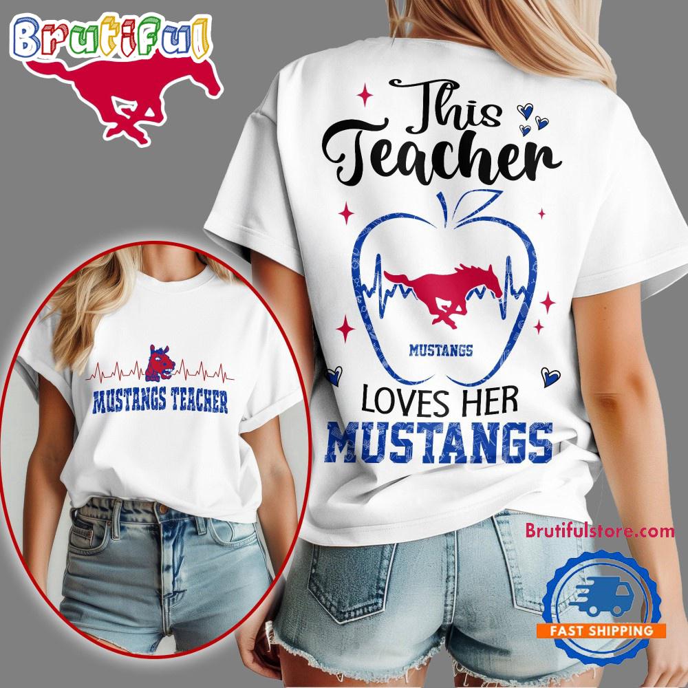 SMU Mustangs Teacher Appreciation Month Vintage T Shirt