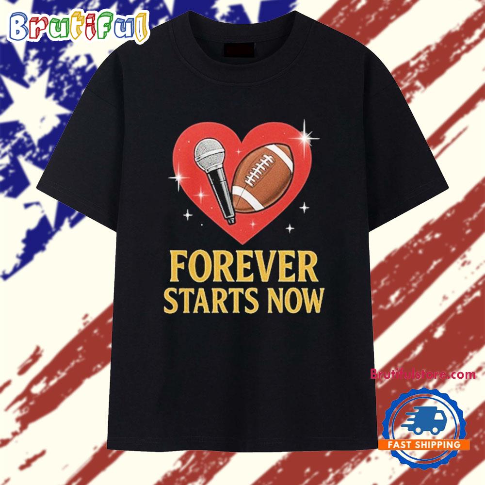 Travis And Taylor Forever Starts Now Engagement Era 2025 T Shirt