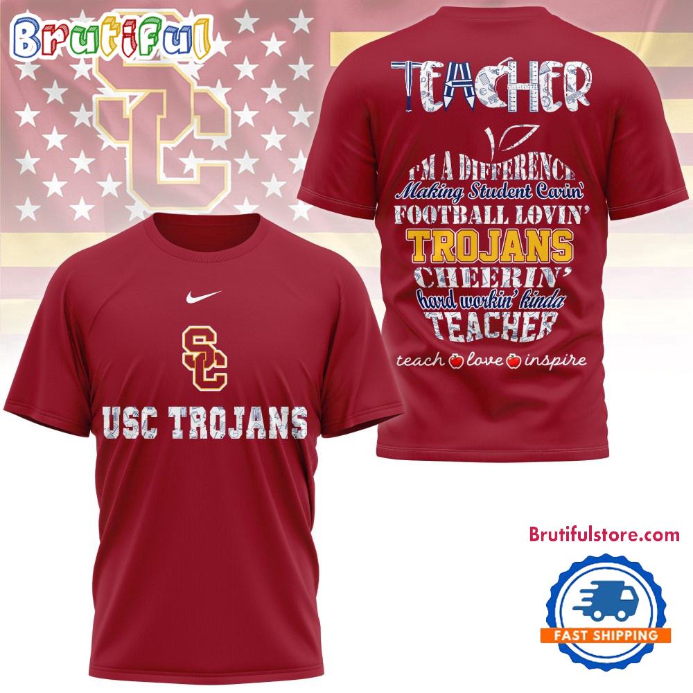USC Trojans Teacher Pride Unisex 3D Shirt