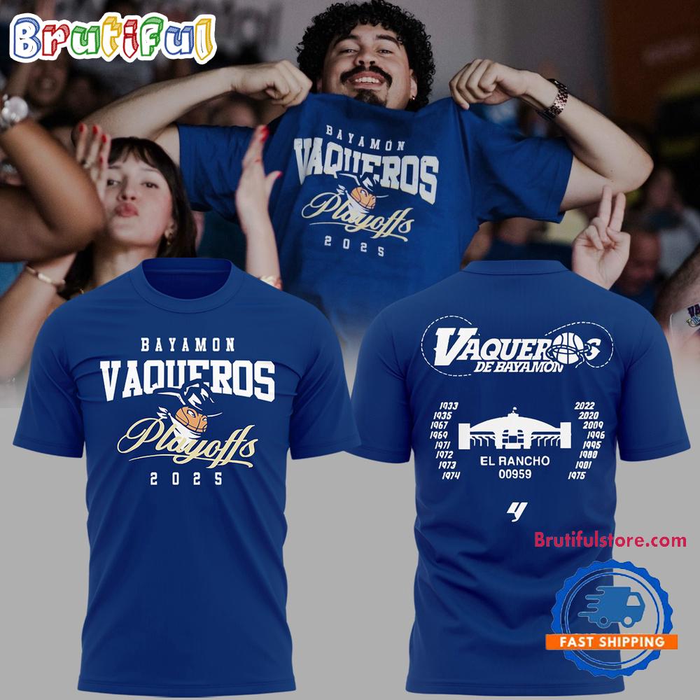 Vaqueros de Bayamon 2025 Play Offs BSN T Shirt