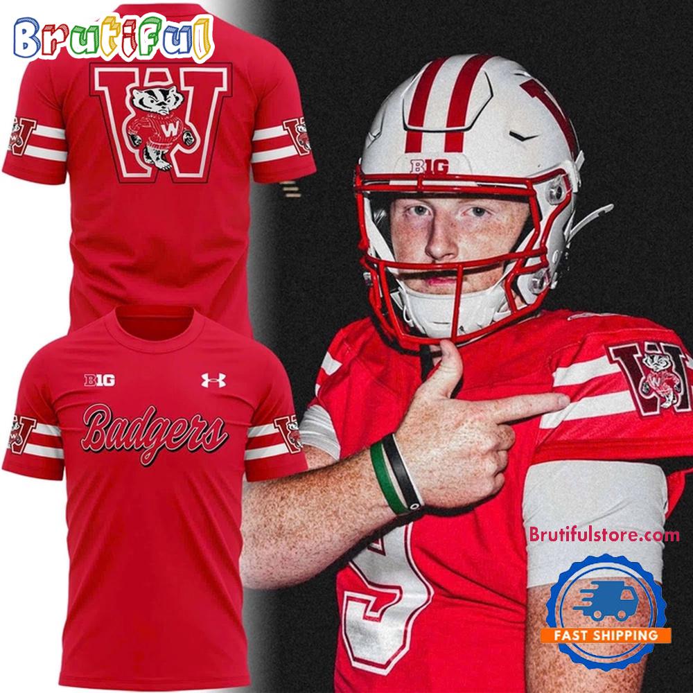 Wisconsin Badgers Football Throwback Uniform 2025 3D Shirt
