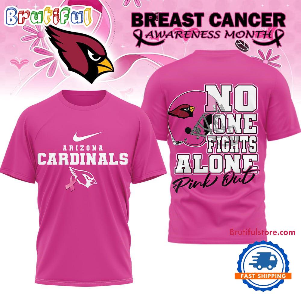 Arizona Cardinals 2025 NFL Breast Cancer October Limited Edition 3D Shirt