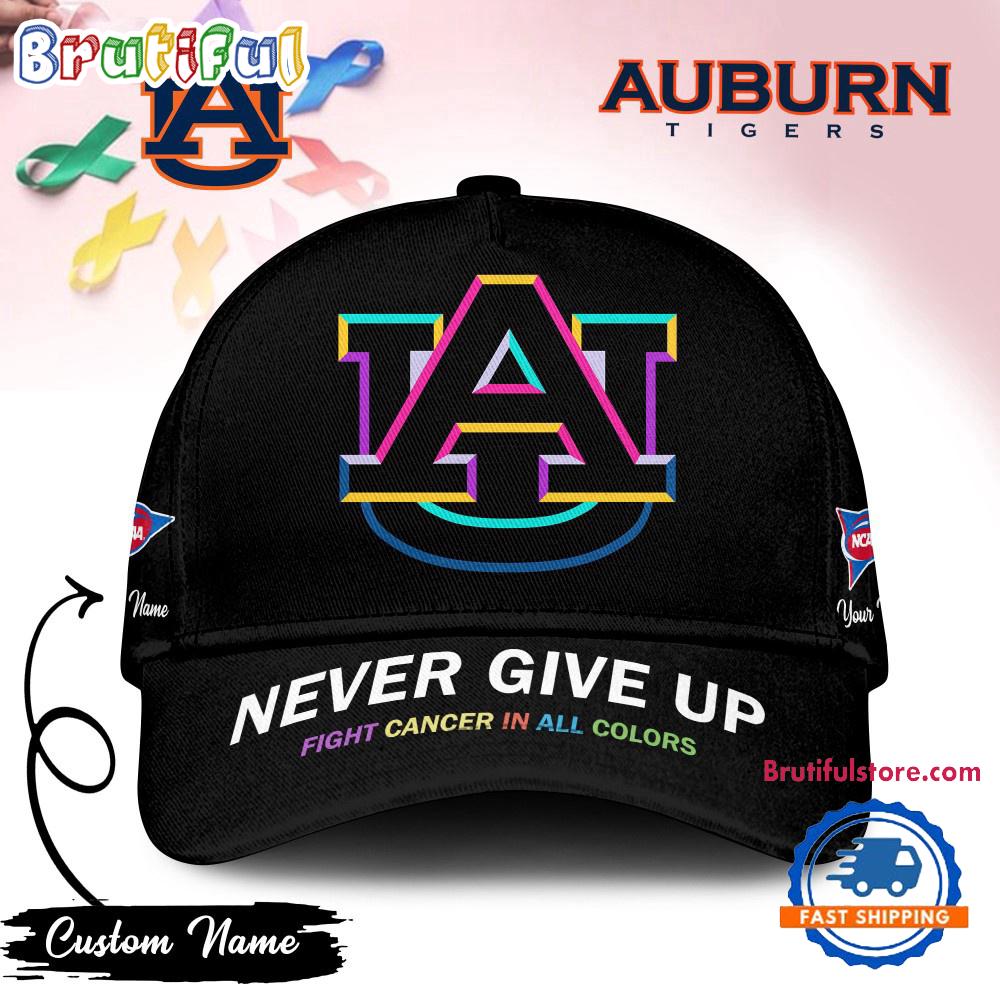 Auburn Tigers 2025 NCAA FIGHT CANCER IN ALL COLORS Classic Cap