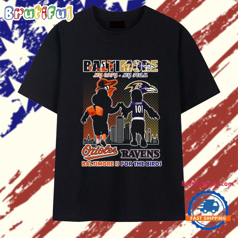 Baltimore Orioles And Ravens Is For The Birds 2025 T Shirt