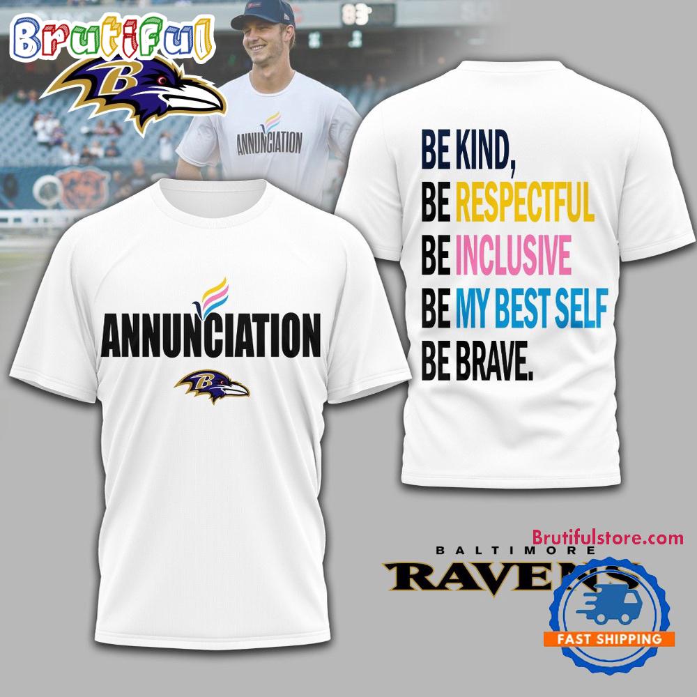 Baltimore Ravens NFL Annunciation 2025 Unisex 3D Shirt