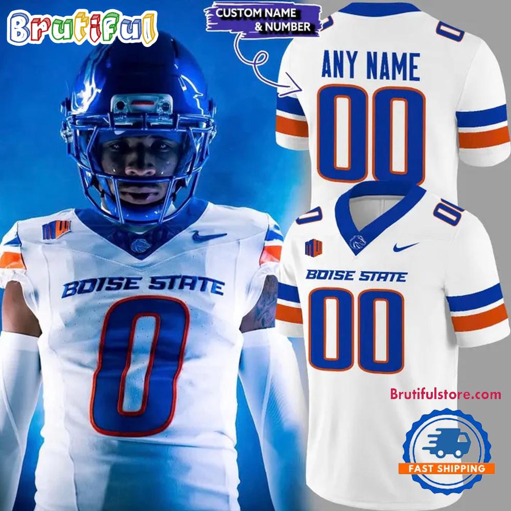 Boise State Broncos Football White Out 2025 Football Jersey