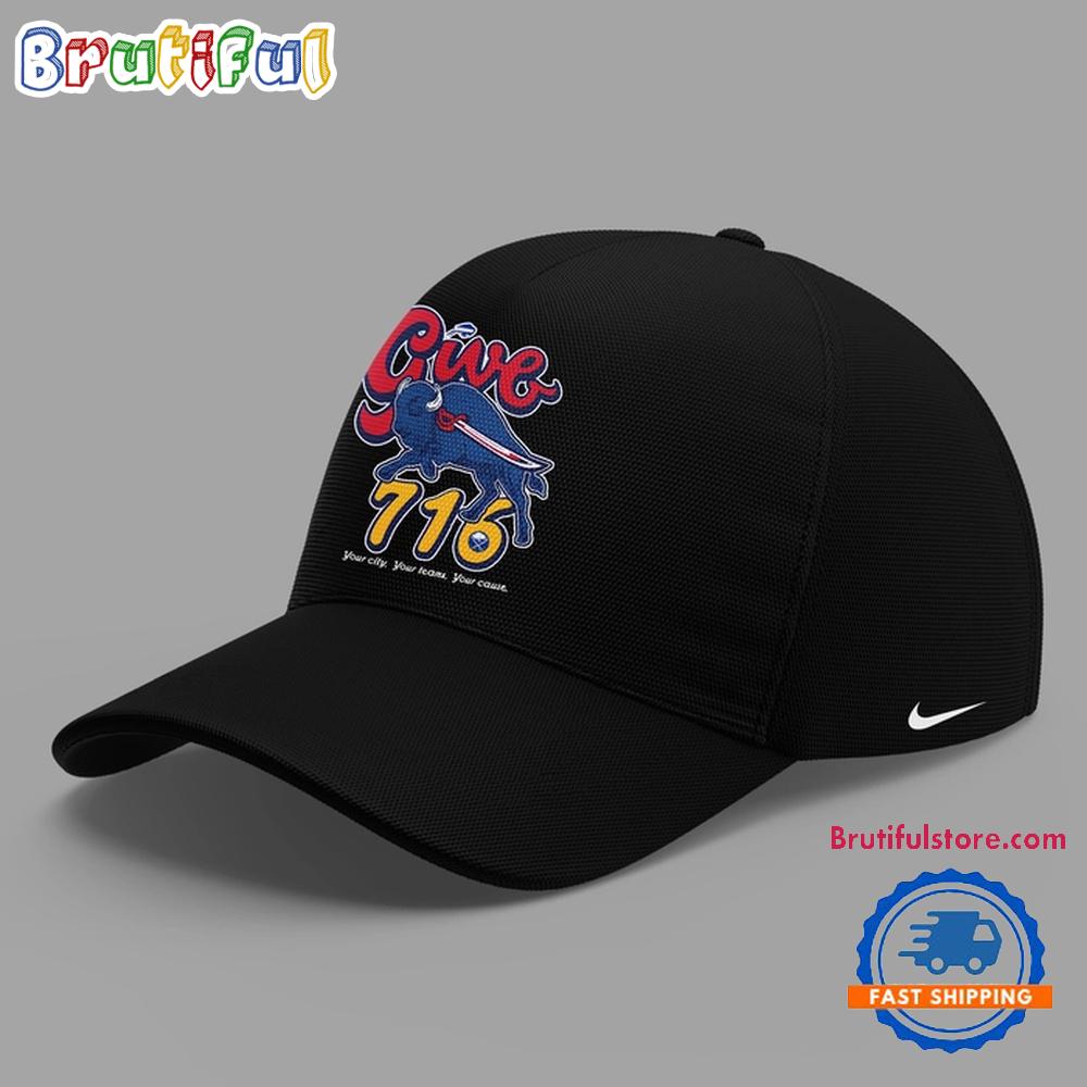 Buffalo Bills 716 Day Celebration Black Cap