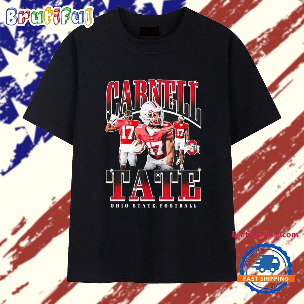 Carnell Tate 90s triple player Ohio State Football T Shirt