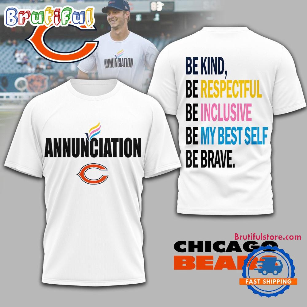 Chicago Bears NFL Annunciation 2025 Unisex 3D Shirt