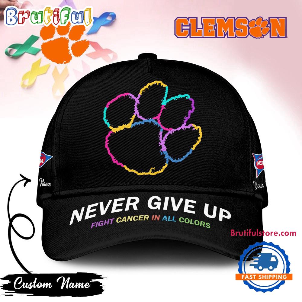 Clemson Tigers 2025 NCAA FIGHT CANCER IN ALL COLORS Classic Cap