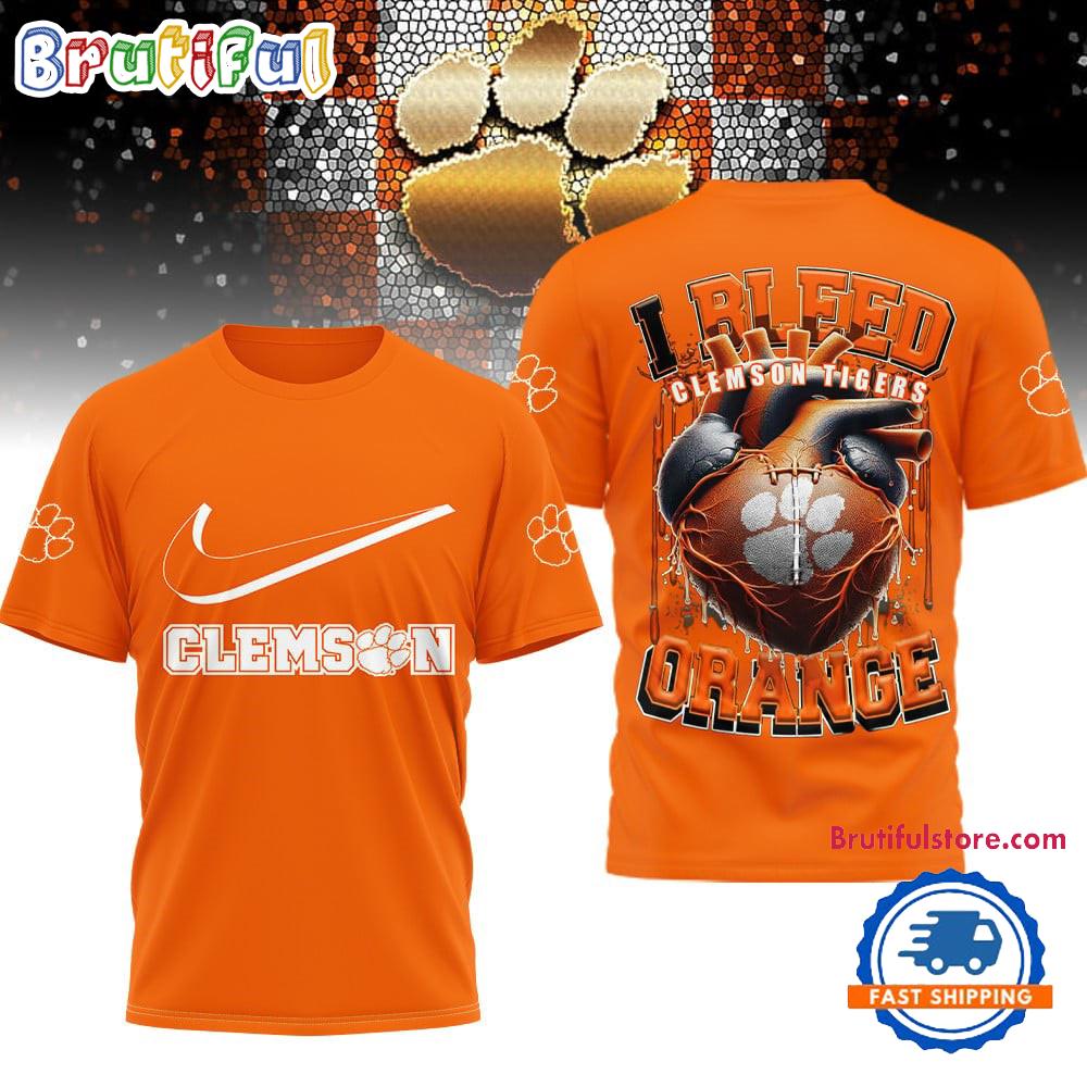 Clemson Tigers 2025 NCAA I Bleed Unisex 3D Shirt