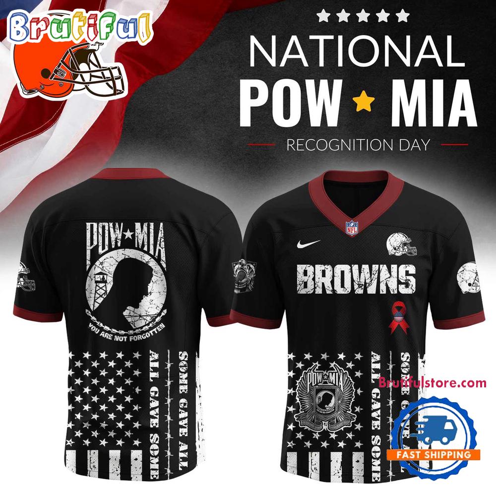 Cleveland Browns NFL NATIONAL POW MIA Recognition Day 2025 Football Jersey