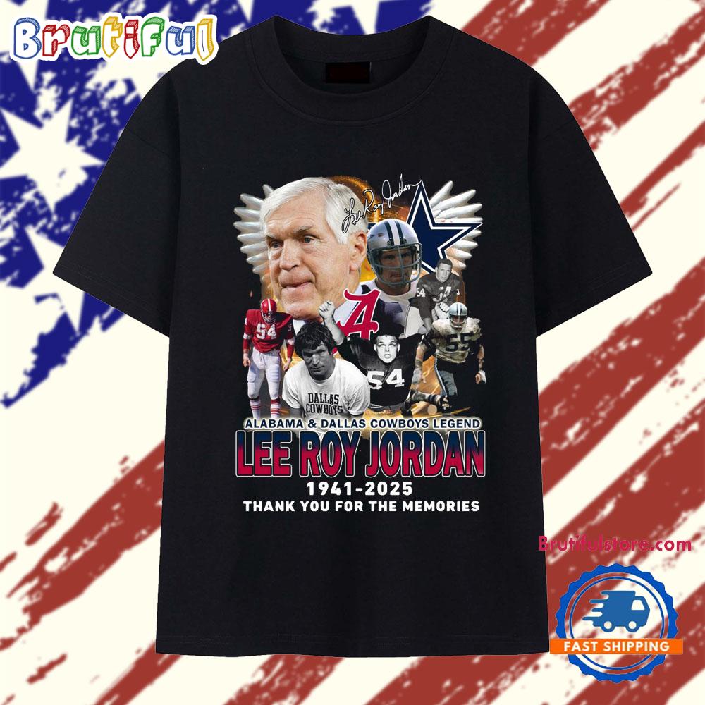 Dallas Cowboys Alabama Legend Lee Roy Jordan Core of Doomsday Defense T Shirt