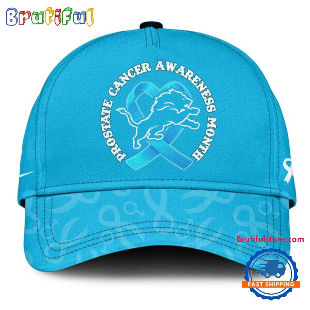 Detroit Lions 2025 NFL Prostate Cancer Awareness Baseball Cap