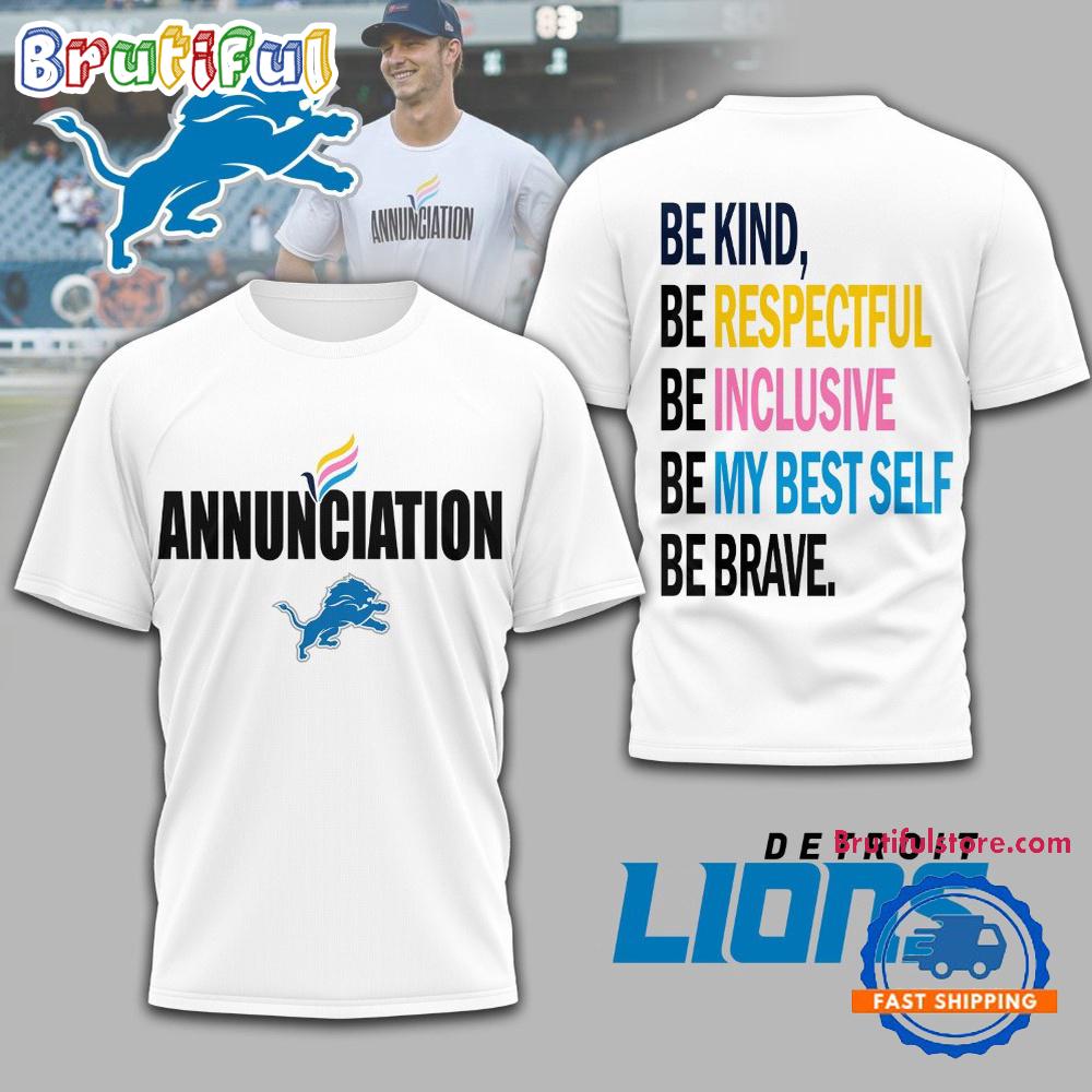 Detroit Lions NFL Annunciation 2025 Unisex 3D Shirt