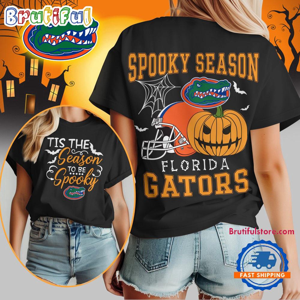 Florida Gators 2025 NCAA Halloween Spooky Season Vintage T Shirt