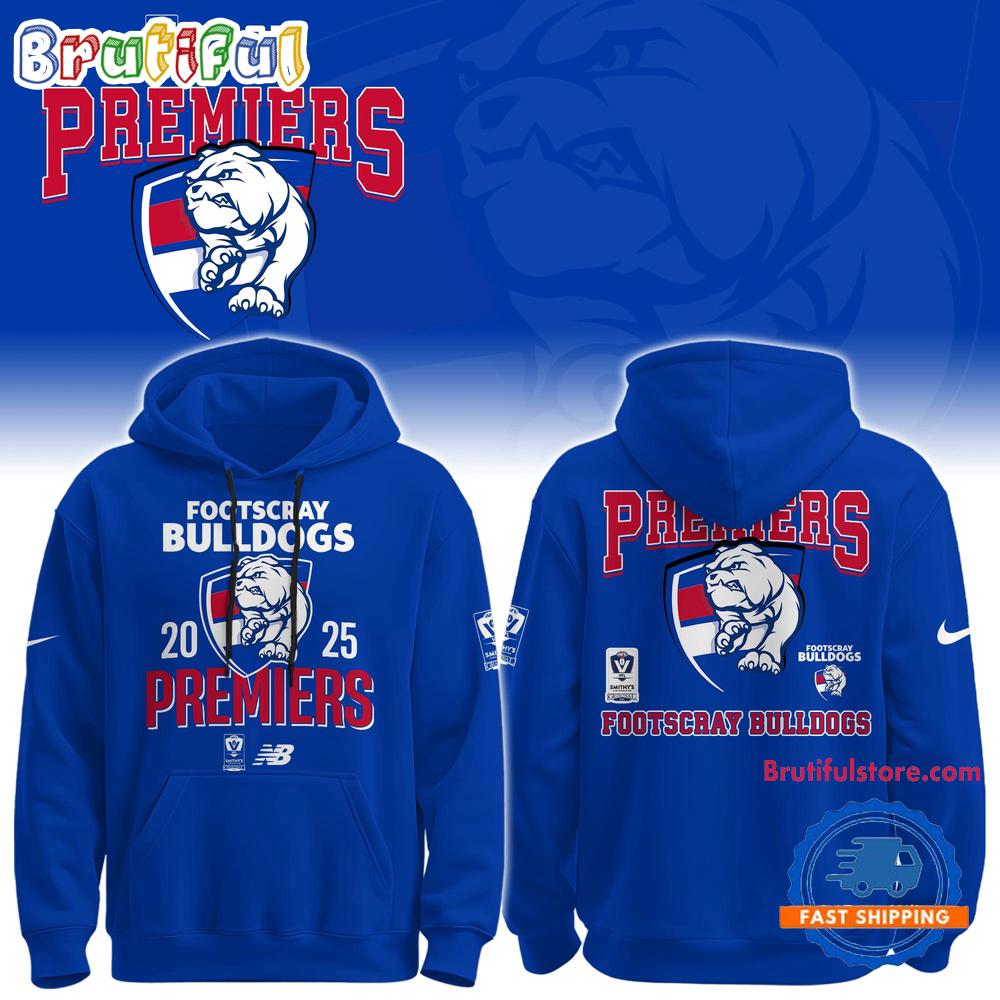 Footscray Bulldogs Premiers Editions 2025 Hoodie