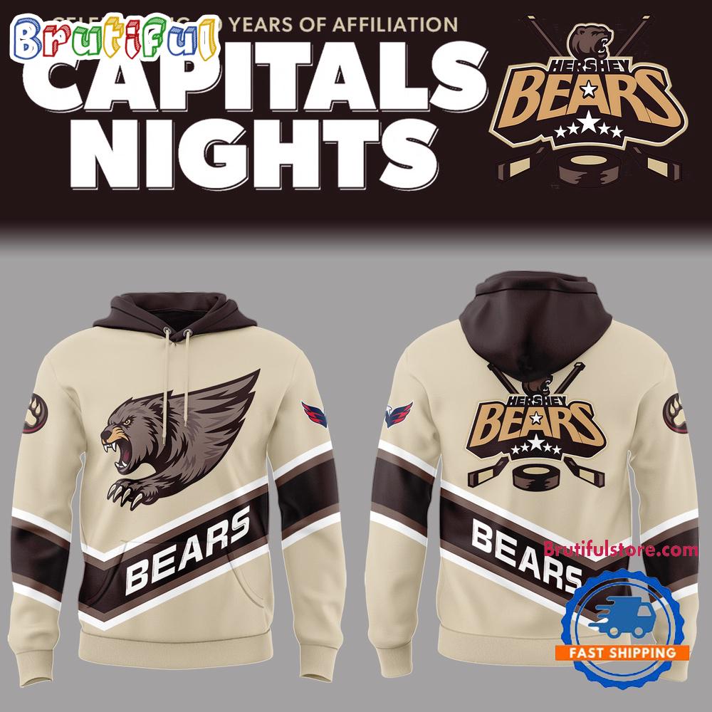 Hershey Bears x Celebrating 20 Years Of Affiliation Capitals Night 2025 Hoodie