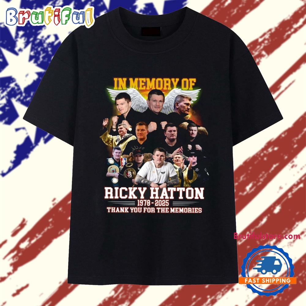 In Memory Of Ricky Hatton 1978-2025 Vintage T Shirt