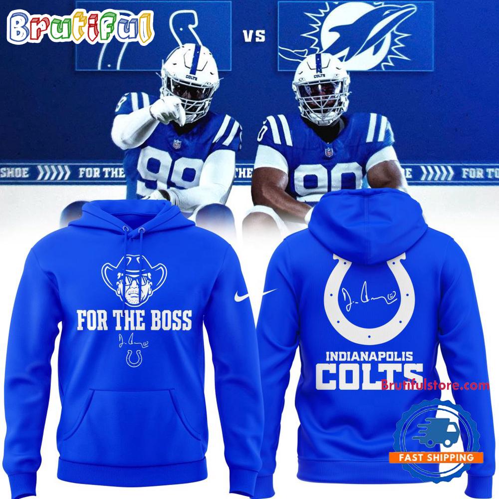 Indianapolis Colts FOR THE BOSS Jim Irsay Hoodie