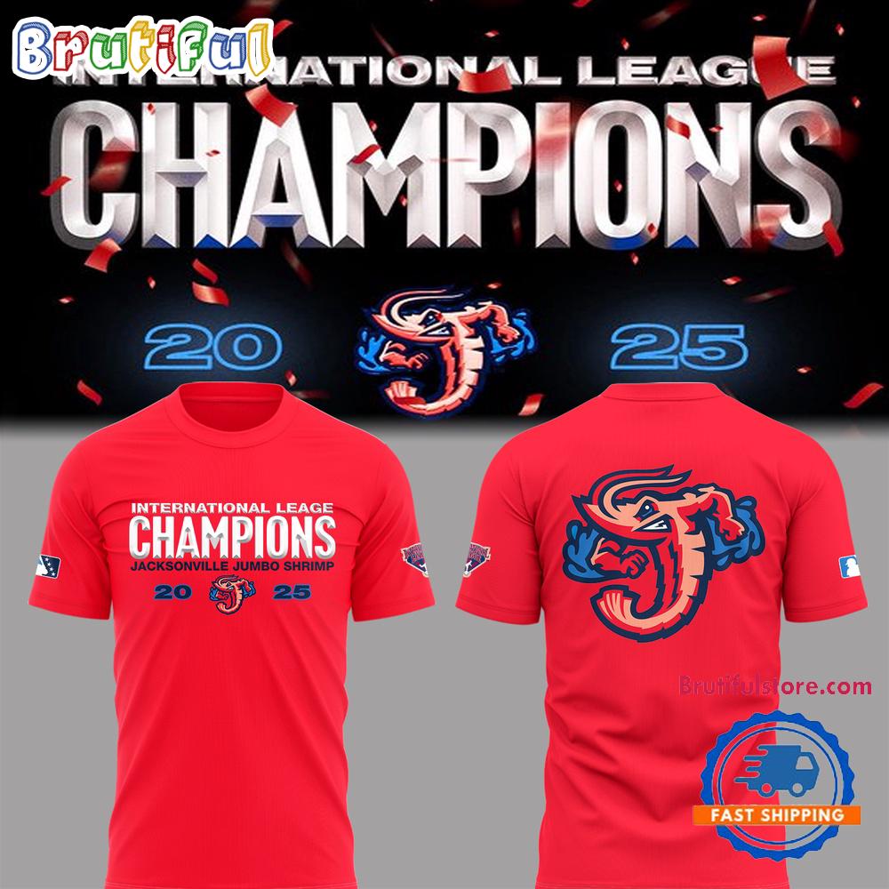 Jacksonville Jumbo Shrimp 2025 International League Champions T Shirt