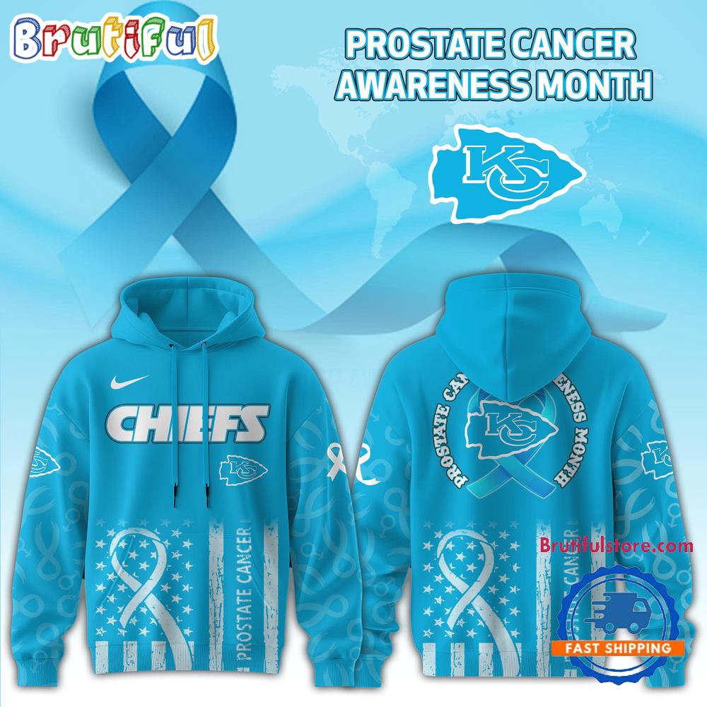 Kansas City Chiefs 2025 NFL Prostate Cancer Awareness Hoodie Shirt