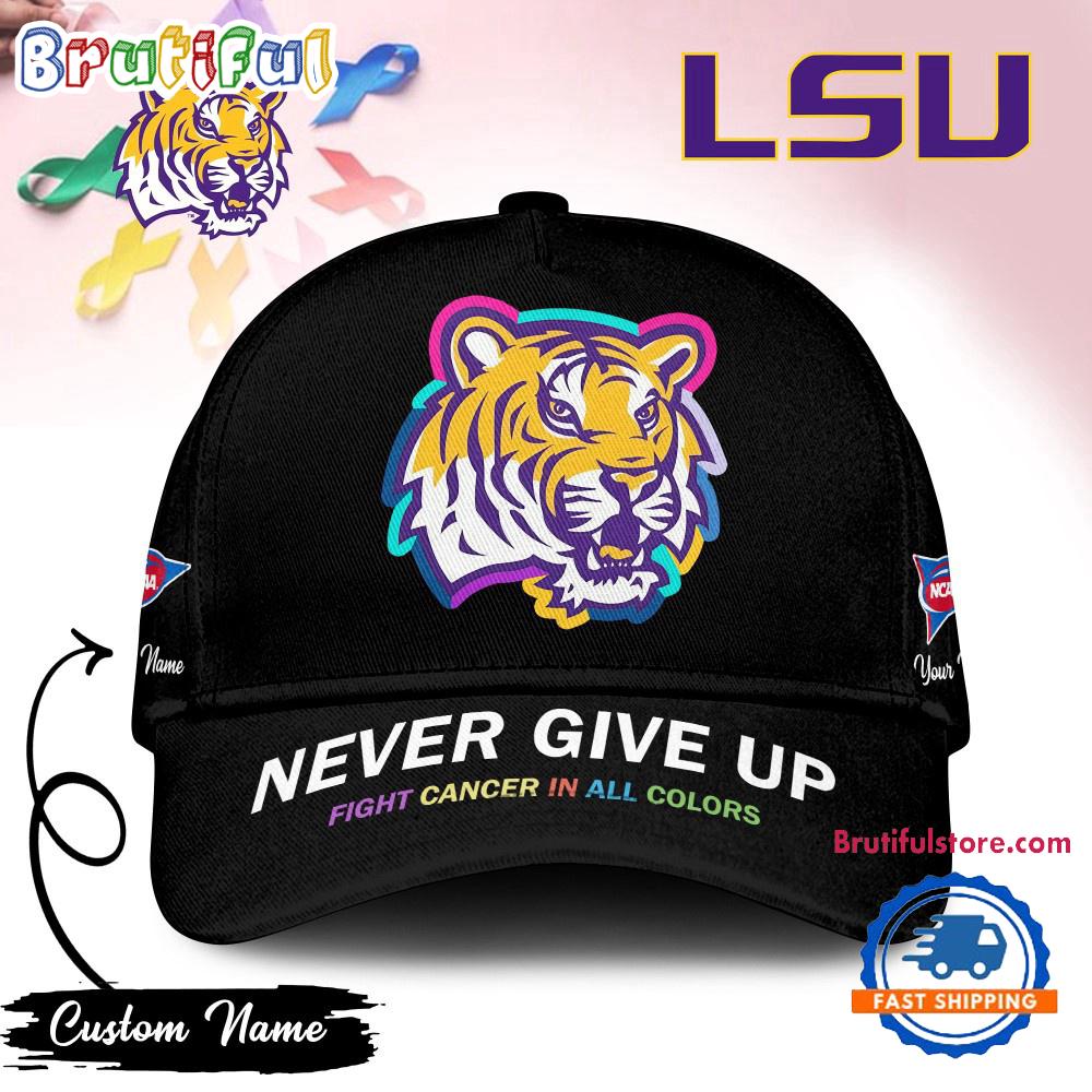 LSU Tigers 2025 NCAA FIGHT CANCER IN ALL COLORS Classic Cap