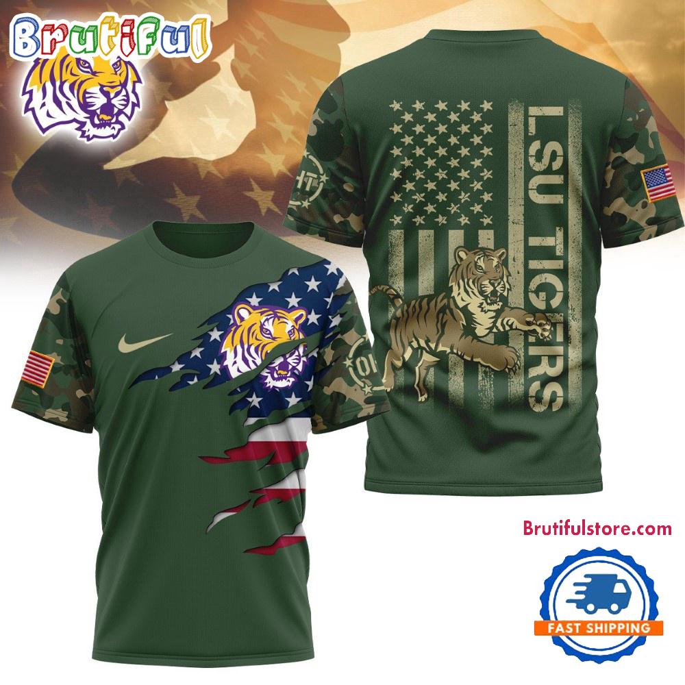LSU Tigers 2025 NCAA Veteran Limited 3D Shirt