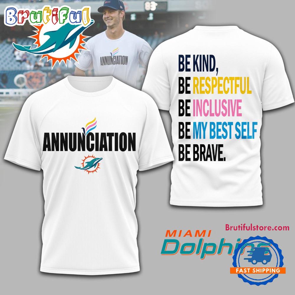 Miami Dolphins NFL Annunciation 2025 Unisex 3D Shirt