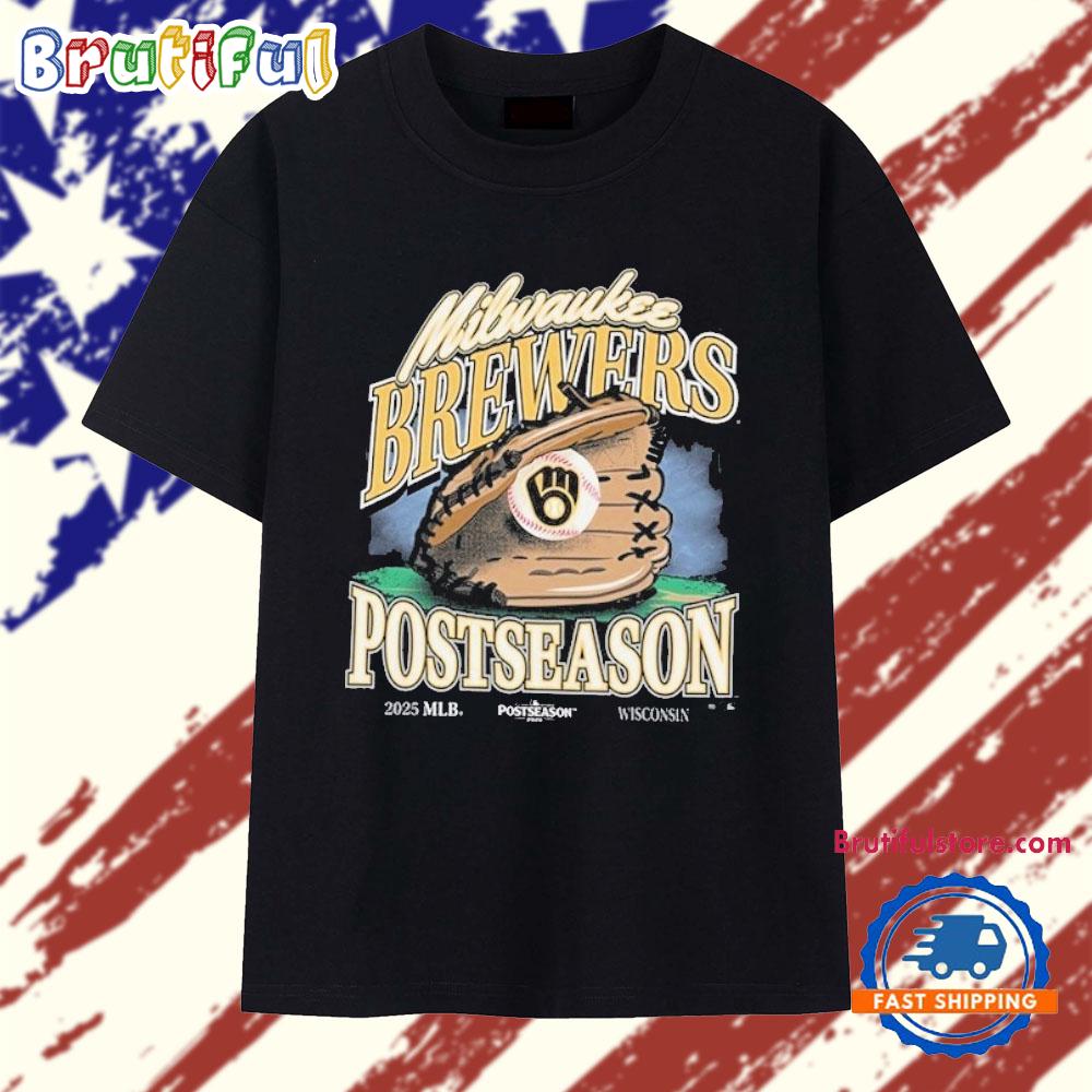 Milwaukee Brewers 2025 MLB Postseason Playoff Frankie T Shirt