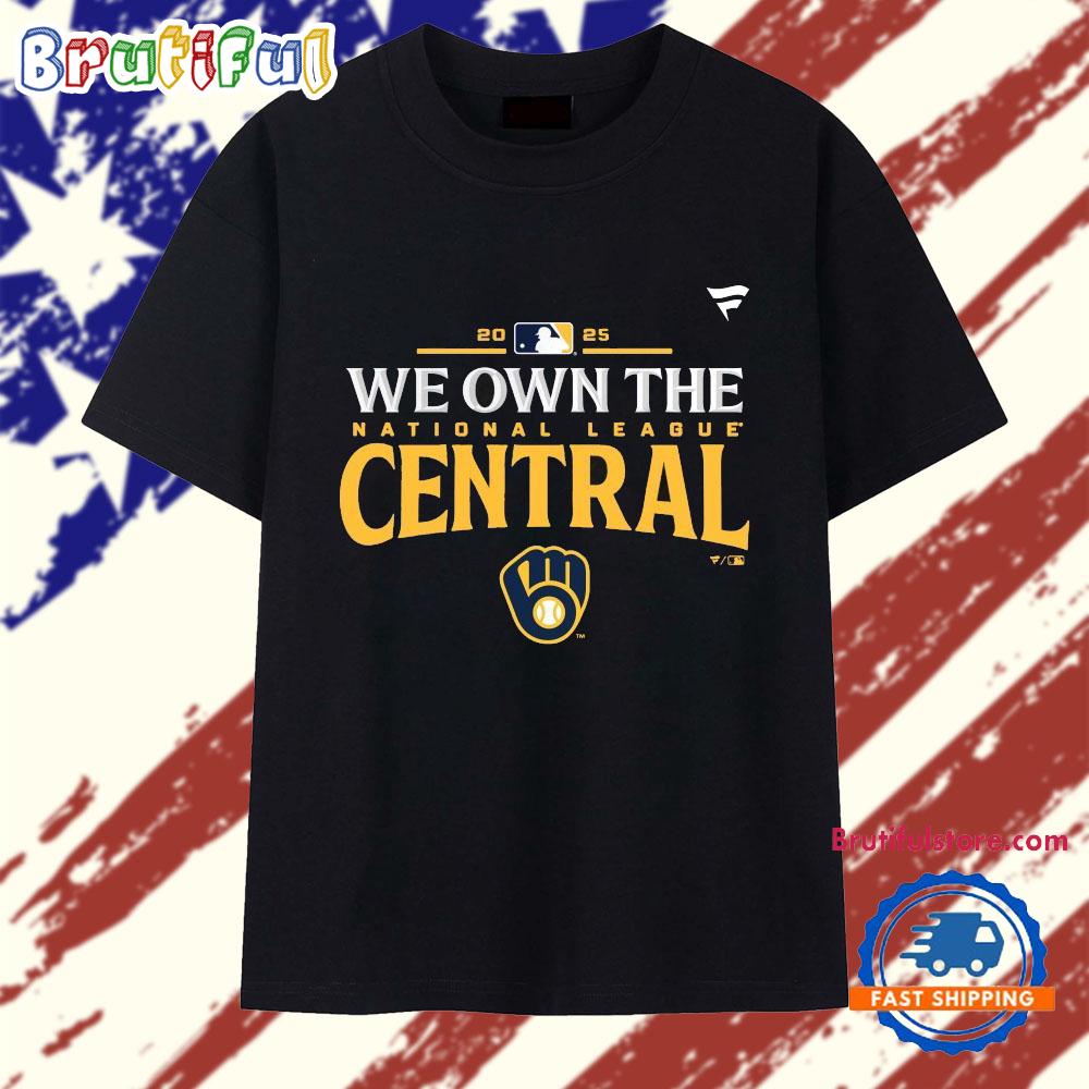 Milwaukee Brewers 2025 We Own The National League Central Champions T Shirt