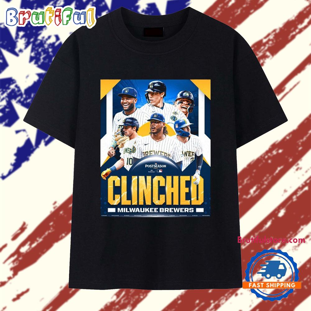 Milwaukee Brewers Clinched 2025 MLB Postseason Poster T Shirt
