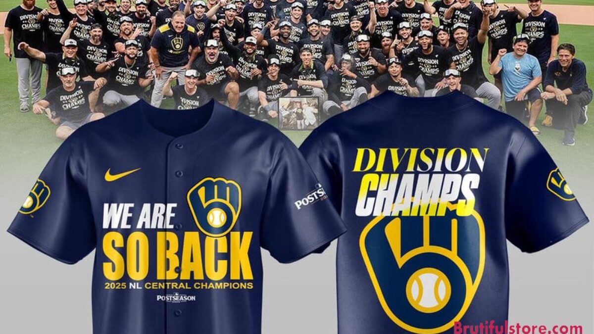 Milwaukee Brewers Navy 2025 NL Central Division Champions Locker