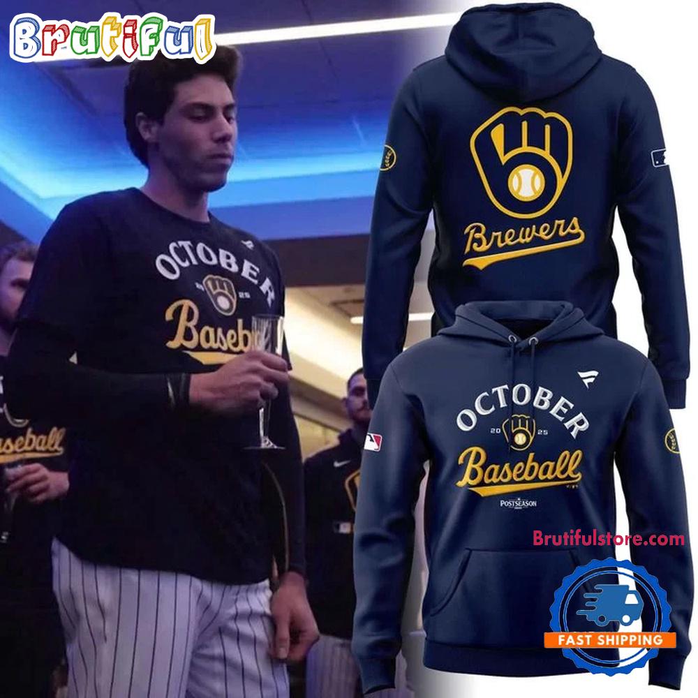 Milwaukee Brewers October Ready 2025 MLB Postseason Hoodie