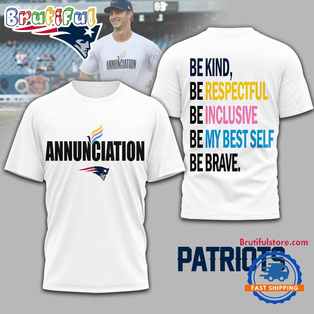 New England Patriots NFL Annunciation 2025 Unisex 3D Shirt