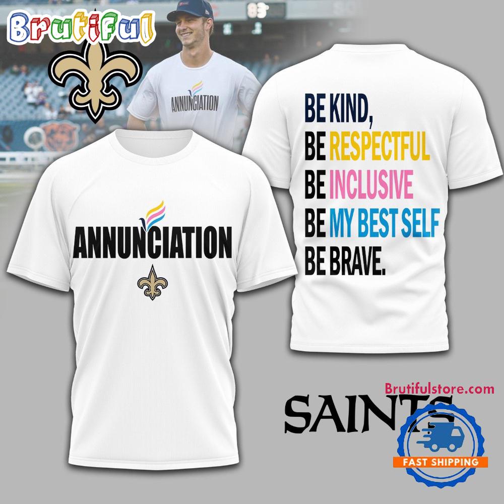New Orleans Saints NFL Annunciation 2025 Unisex 3D Shirt