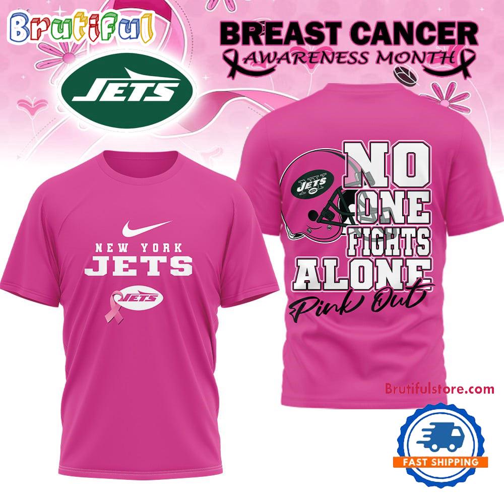 New York Jets 2025 NFL Breast Cancer October Limited Edition 3D Shirt