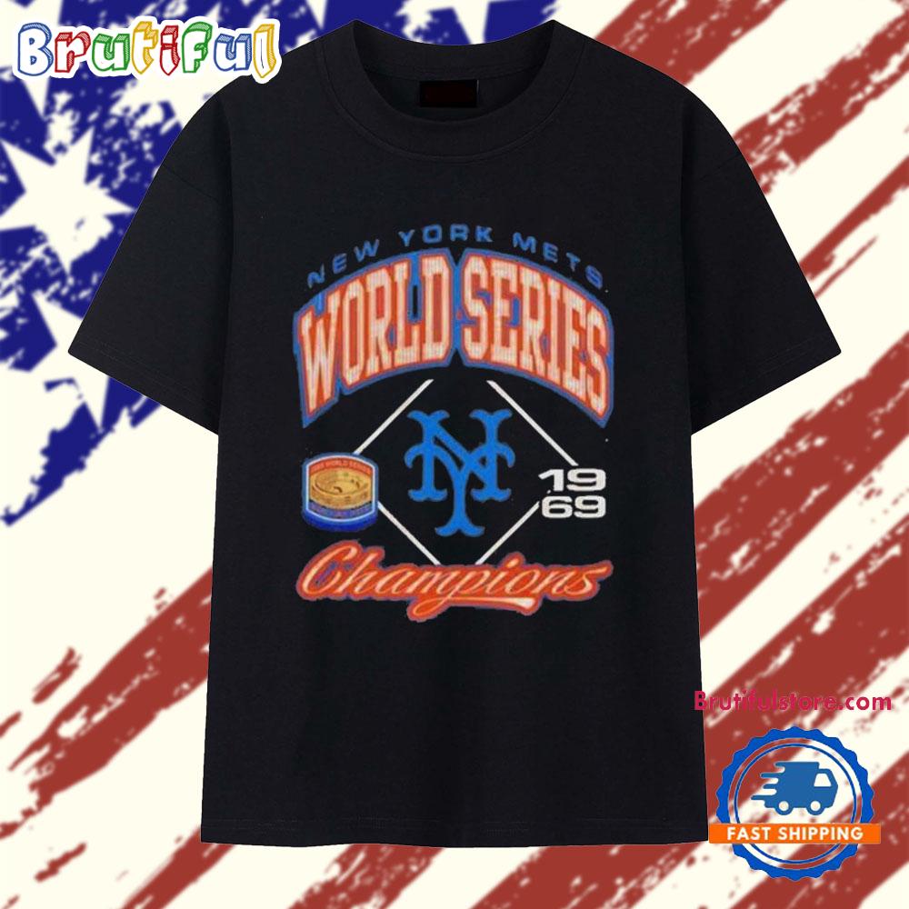 New York Mets Baseball World Series Champions 1969 Vintage T Shirt