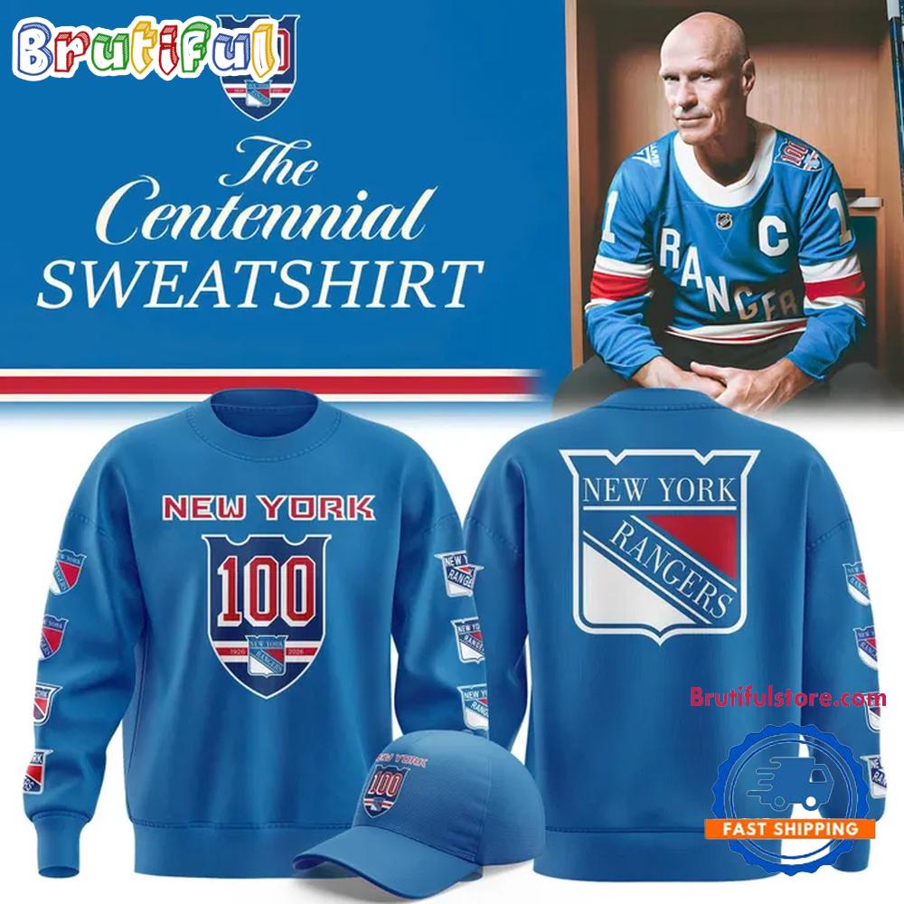 New York Rangers One Hundred Years As One 2025 Sweatshirt